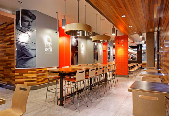 ARE award Winner South St Burger fast casual environmental design 3